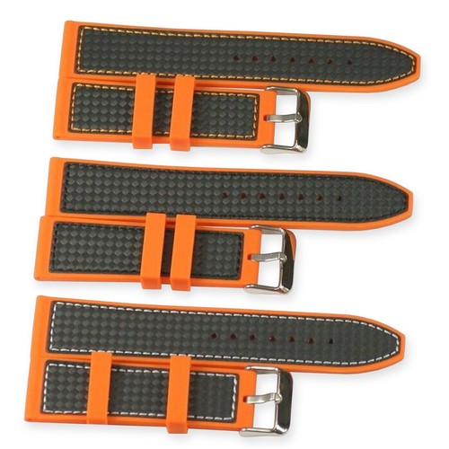 Silicone rubber mens orange