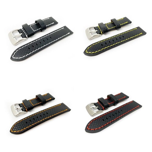 Carbon fibre watch strap - fibre,