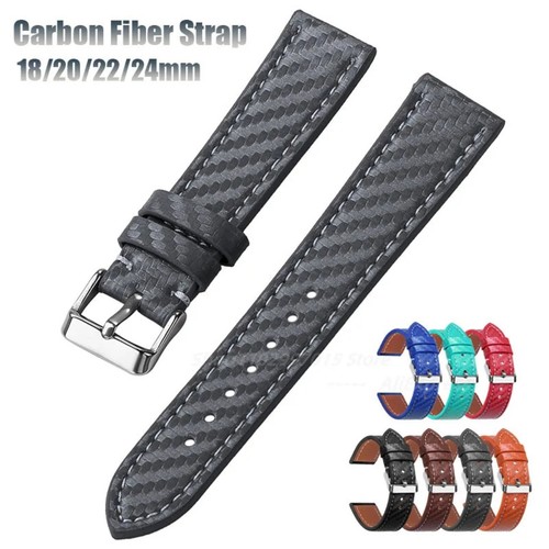 22mm leather watch strap - 18,
