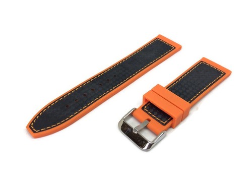 Watch strap carbon fibre grain - watch,