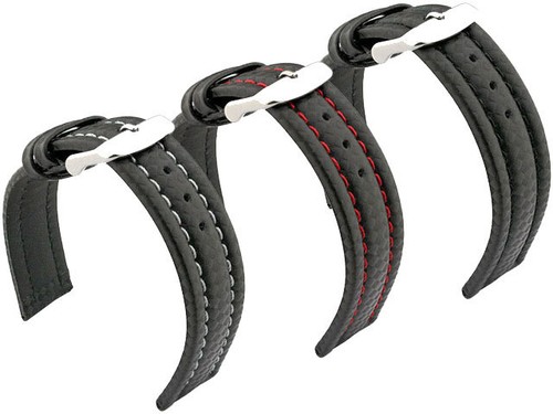 Genuine leather watch strap - leather,