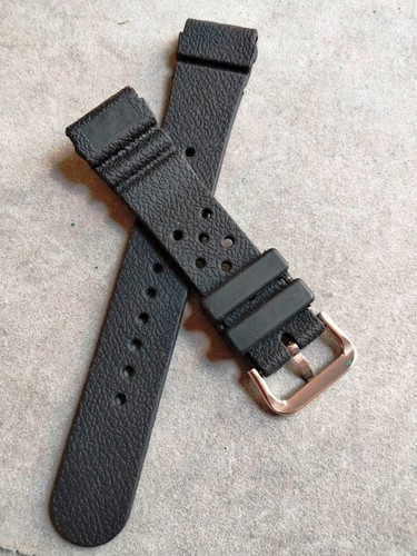 Black rubber watch - black, by