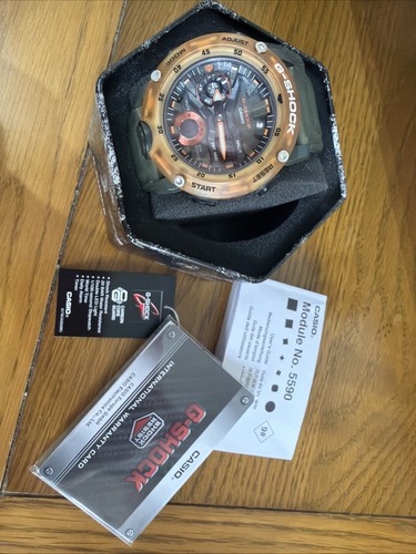 Casio shock 2000 olive - ga-2000,